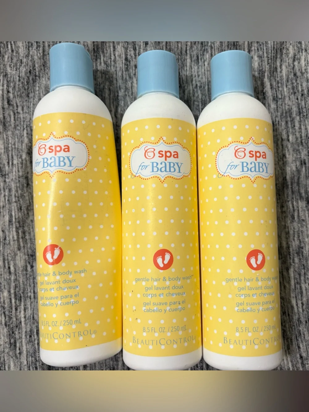 beauticontrol Spa for Baby Gentle Hair & Body Wash - Yellow & Light Blue